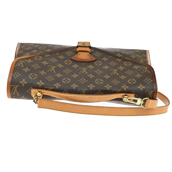 LOUIS VUITTON Beverly Hand Bag Briefcase Monogram Leather Brown - Picture 16 of 16